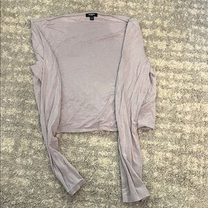 Express Women's Lavender Crop Top